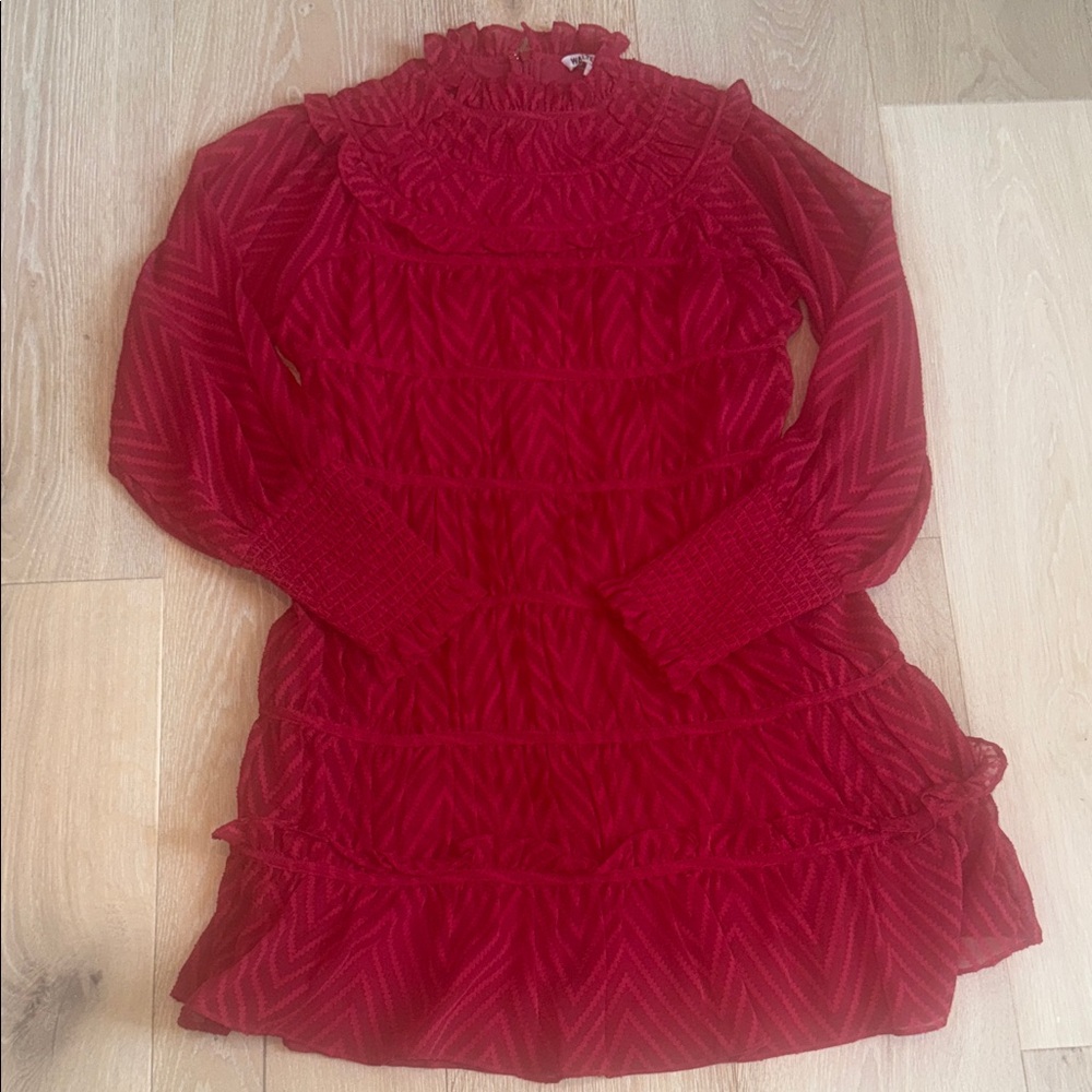 Walter Baker Vibrant Red Formal Dress